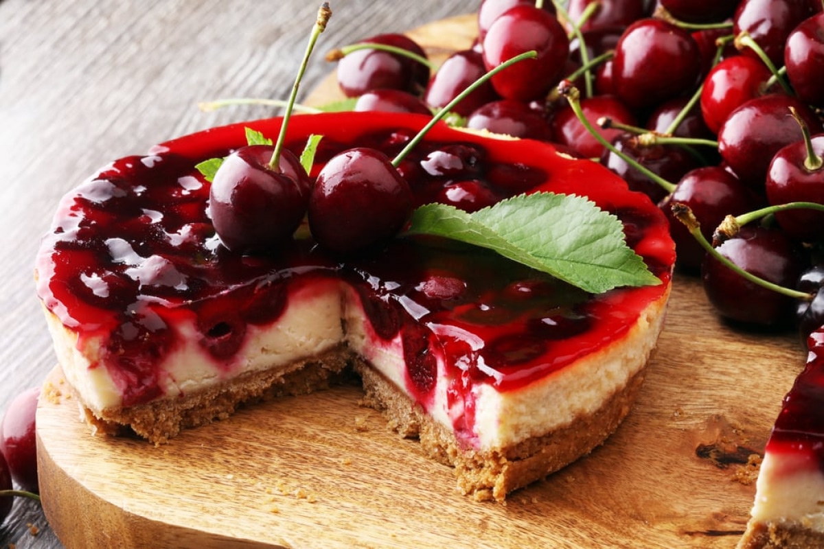 Rezept für Schokoladenkuchen mit Mascarpone und Kirschen von deutschen Chefköchen