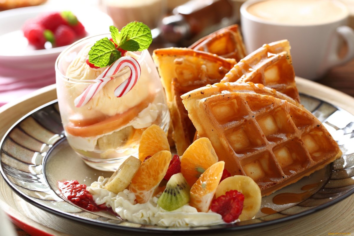 Zahlen Sie nicht zu viel für Waffeln. Dieses Rezept ist besser als das am Stand in Kolobrzeg.